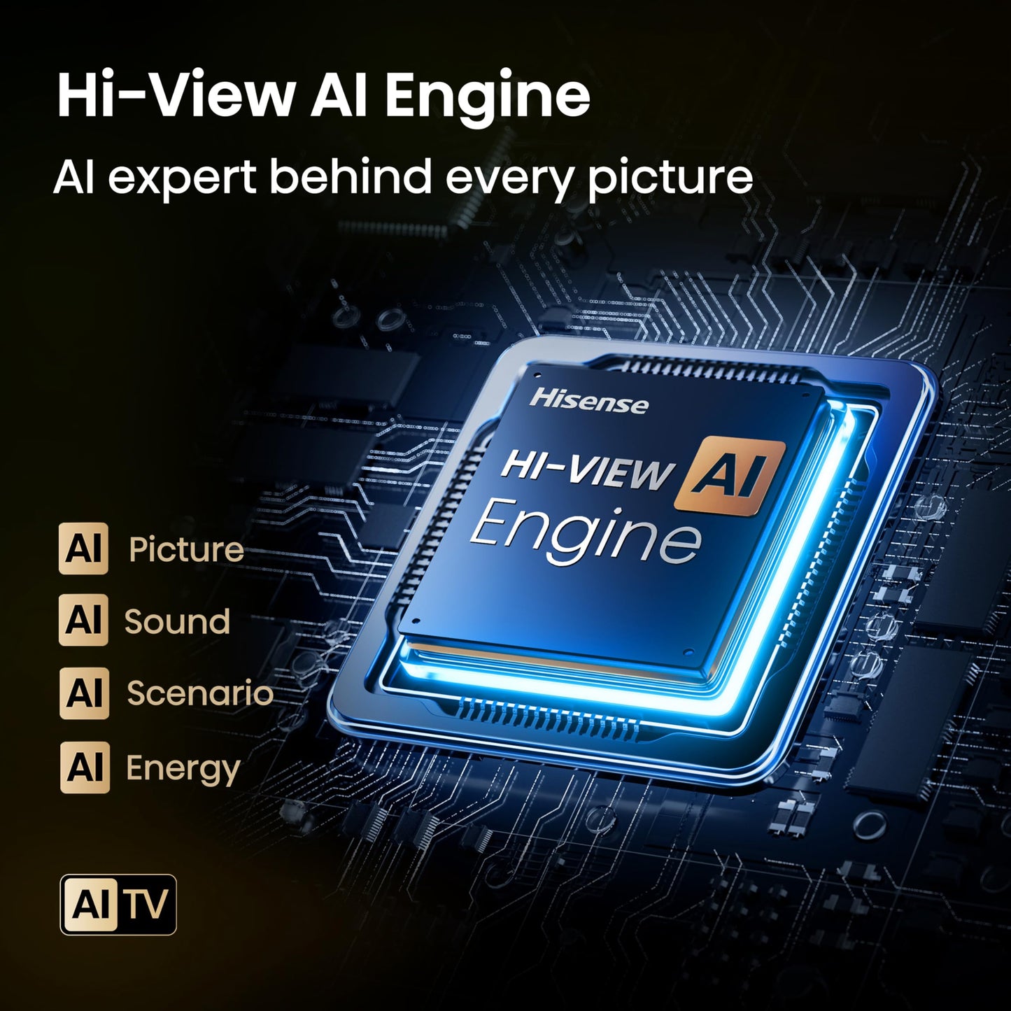 Hisense 65" 65E78QTUK PRO 144Hz QLED Smart AI TV - Hi-View AI Engine, 144Hz Game Mode PRO, Dolby Atmos, Quantum Dot Colour with Freely, Disney +, YouTube, Netflix