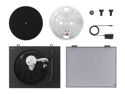Sony PS-LX310BT Bluetooth Turntable with built-in Phono Pre-Amp, 2 speeds and 3 gain modes, Black
